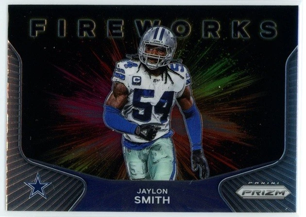 Jaylon Smith 2020 Panini Prizm #25 Dallas Cowboys Fireworks - Image 1 of 1