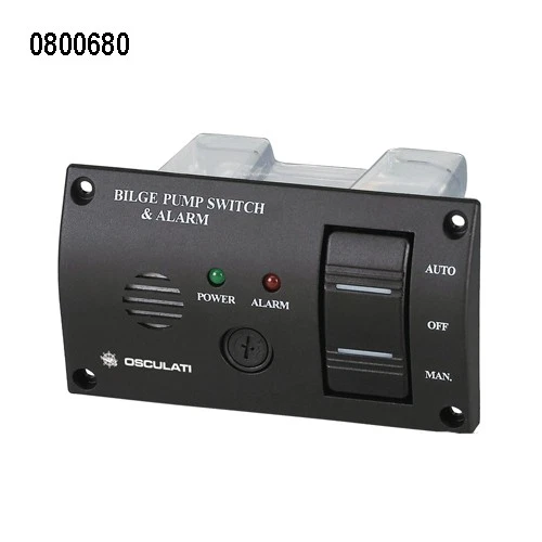 Pannello per Pompa di Sentina SEAWORLD Interuttore On Off Auto 12/24v per Barca - Immagine 1 di 1