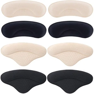 4 Pairs Heel Cushions Pads, Shoe Grips Liners Heel Protectors to Prevent Loos... - Picture 1 of 6