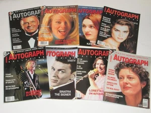 Autograph Collector Lot of 7 Issues from 1998 + 1 Brooke Sheilds 1999 - 8 total - Picture 1 of 1
