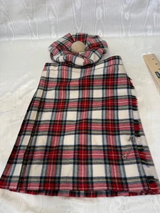 Little Kids Scottish Clanwear Kilt Gr. 4 mit Schottenkaro Mütze 100 % Wolle - Bild 1 von 13