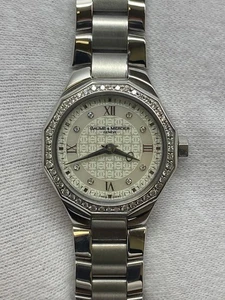 Baume & Mercier Riviera 65506 Silver Diamond Dial Quartz Women's Watch - Picture 1 of 11