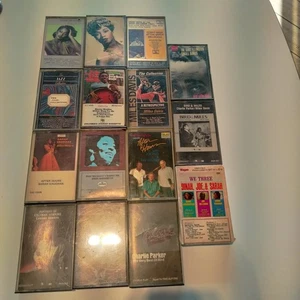 Vintage Cassette Tape Lot 15+ Jazz Soul Funk R&B Blues - Picture 1 of 3
