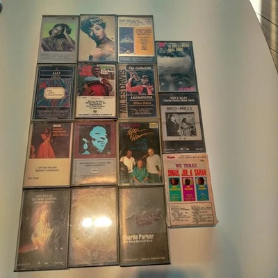 Vintage Cassette Tape Lot 15+ Jazz Soul Funk R&B Blues - Image 1 of 3