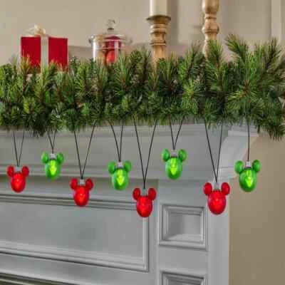 NEW! Disney Musical Mickey Battery Lights - 8 lights - FREE SHIPPING - Image 1 of 4