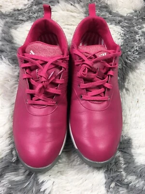 Zapatos de golf Adidas Adipower 4ORGED usados rosa DA9746 EE. UU. 8,5 Foto 1 de 4
