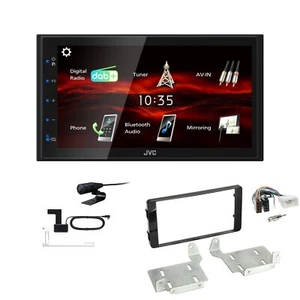 JVC Bluetooth 2DIN DAB+ Autoradio für Mitsubishi ASX ab 2014 Klavierlack schwarz - Bild 1 von 5