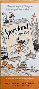 C.1960’S STORYLAND FAIRYLAND HYANNIS, CAPE COD, MASS. FOLDOUT BROCHURE - Picture 1 of 4