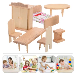 Small Wooden Furniture Model Toy Room Decoration Miniature Adorn - Picture 1 of 12