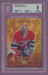 2006-07 UD ARTIFACTS LEGENDS CANADIENS PATRICK ROY #142 #'d 997/999 BGS 9 MINT - Picture 1 of 2