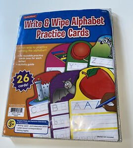 Lakeshore Write & Wipe Alphabet Practice Cards 26 cards Age 3+