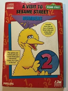 Philips CDI CD-I Sesame Street Numbers Complete Long Box Free Media Ship USA - Picture 1 of 6