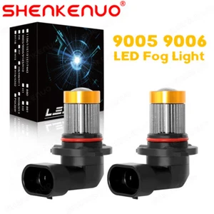 2X Yellow 9006 LED Front Fog Light Bulbs For BMW 323i 325i 330i M3 Coupe E46 E60 - Picture 1 of 6