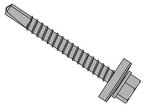 Hoja para techo ForgeFix TechFast a tornillo hexagonal de acero y punta de arandela No.3 5,5 x 70 mm - Imagen 1 de 1