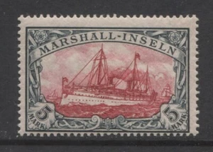 Deutschland 1901 Kolonien Marshallinseln 5 Mark Yacht postfrisch*, 235,00 $ - Bild 1 von 1