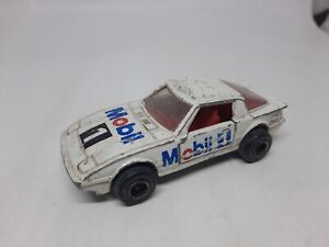 Vintage Majorette Mazda RX-7 N.257 1/56 France Mobile 1 Oil