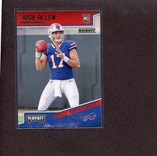 2018 Panini Playoff Football Rookie Green Kickoff SP Parallel Josh Allen Bills