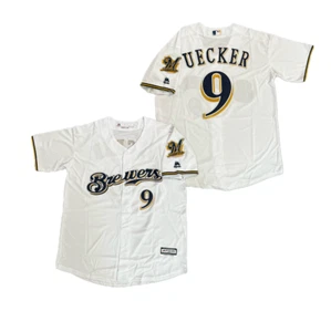 BOB UECKER #9 JERSEY christian yelich paul molitor ryan braun prince fielder - Picture 1 of 3