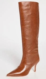 Botas de tacón de gatito Loeffler Randall Whitney marrón color caramelo talla 5,5 - Imagen 1 de 9