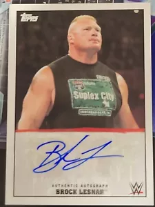 BROCK LESNAR 2016 WWE AUTOGRAMM Fear The Fury /99 Suplex City exklusives Autogramm - Bild 1 von 2