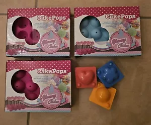 3 Silikon Cake Pop Maker, Bonbons, Schokolade, Pralinen, Lollies, Lutscher - Bild 1 von 1
