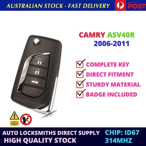 FOR TOYOTA CAMRY REMOTE KEY FLIP UPGRADE 2006 2007 2008 2009 2010 2011 - Picture 1 of 4