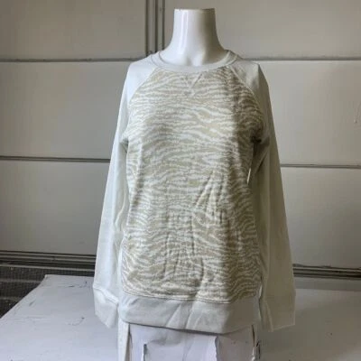 Sudadera EDDIE BAUER Legend Cebra Lavada Para Mujer Talla M Pergamino Foto 1 de 4