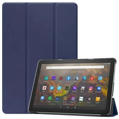 For Amazon Fire HD10 13th 11th 9th 7th Generation Leather Case Stand Smart Cover - Image 1 of 4
