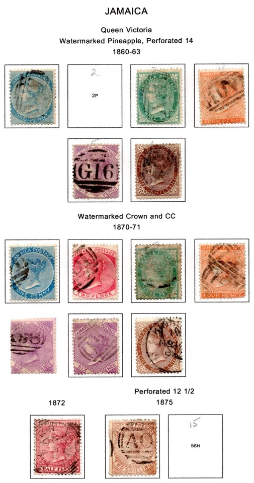 БРИТАНСКАЯ ЯМАЙКА 1860-1960 КОЛЛЕКЦИЯ ИЗ 250 МАРОК КАК НОВЫЕ И Б/У - Изображение 1 из 4