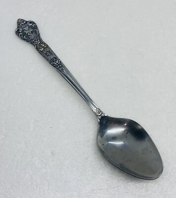 "Cuchara de cena vintage Versalles MSI Japón 7,5"" acero inoxidable ornamentado mango floral 29" Foto 1 de 4