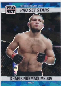 2021 Pro Set Sports Metal Stars Blue Crystals #3 Khabib Nurmagomedov - MMA 20/25 - Picture 1 of 2
