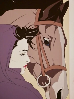 Serigrafía original “Conmemorativa #13” de Patrick Nagel 1987 NC13 Foto 1 de 4