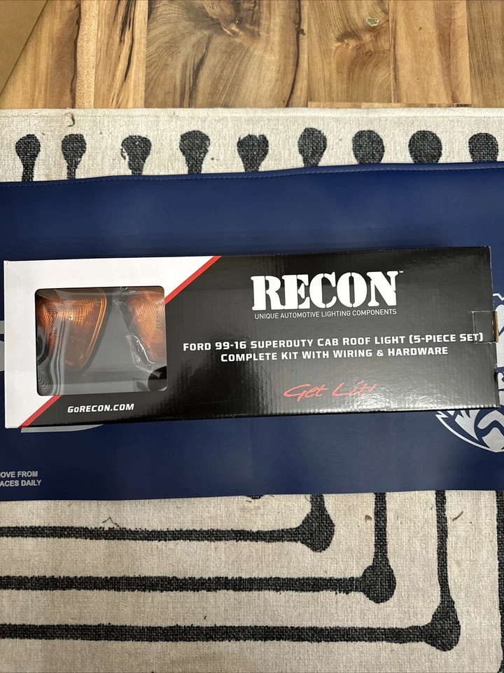 KIT DE 5 LUCES DE TECHO DE CABINA SUPERDUTY RECON 99-16 Foto 1 de 4