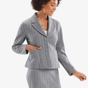 MM Lafleur Wakefield Jacke Reißverschluss Jacquard grau - Bild 1 von 6