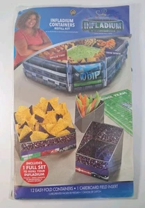 New & Sealed Sunny Anderson Infladium Snack Stadium Party REFILL Kit Containers - Picture 1 of 6