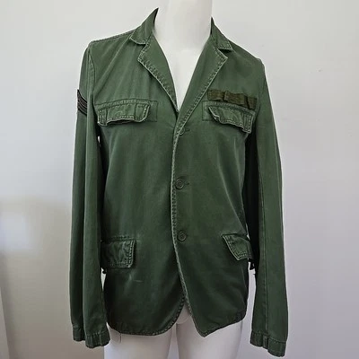 VTG Y2K Tripp NYC Daang Goodman Jacket Green Military Style Punk Coat Mens S - Image 1 of 4
