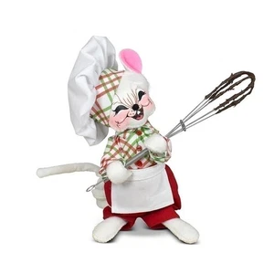 Annalee Candy Mouse con frusta, statuina da collezione 6 pollici - Foto 1 di 1