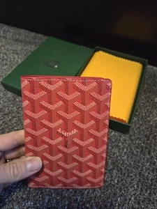 Authentisches Goyard Reisepassetui Kartenetui - rot. Nagelneu - Bild 1 von 5