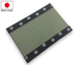 Alfombra de tatami tradicional japonesa jarrón alfombra exhibición de bonsái Sakura03 repelente al agua - Imagen 1 de 7