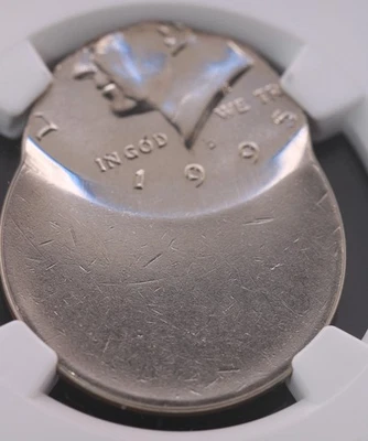 1995-D 50C Kennedy Half Dollar NGC MS 65 Struck 60% Off Center - Image 1 of 4