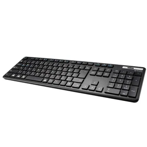 ELECOM Wireless Keyboard Bluetooth Full Keyboard with Numeric Keypad Thin Membra - Picture 1 of 7