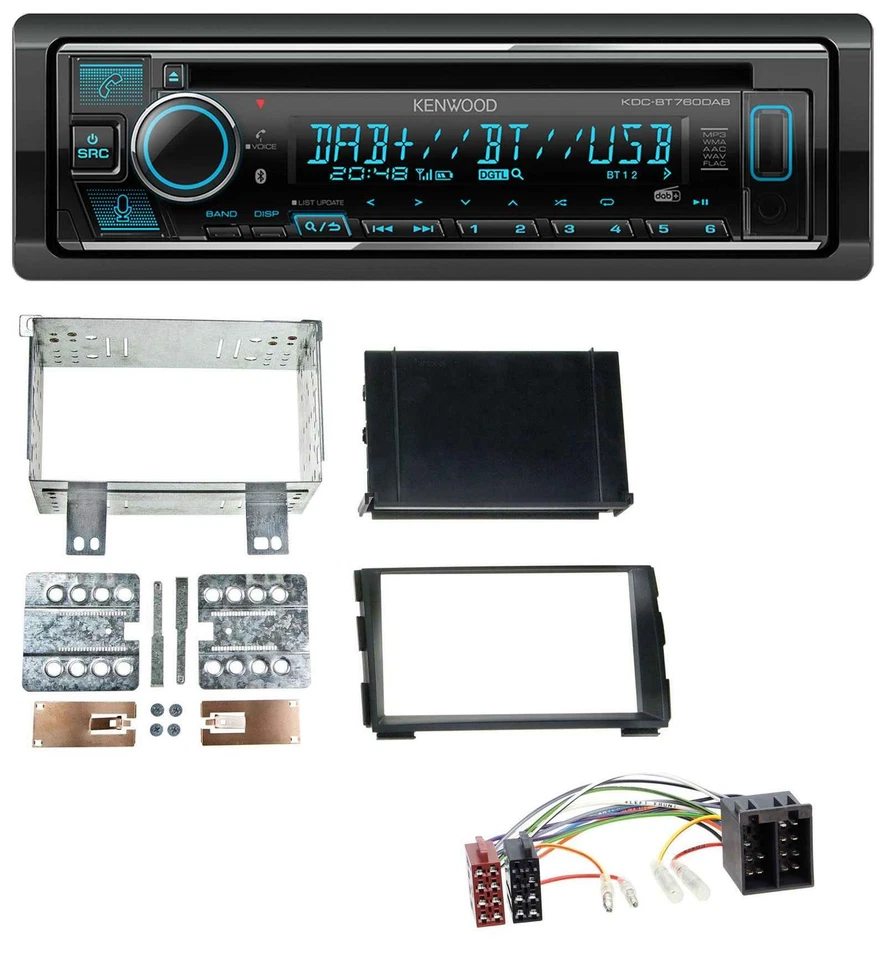 Kenwood MP3 Bluetooth DAB USB CD Autoradio für Kia Ceed 09-12 proCeed 11-13 - Bild 1 von 4