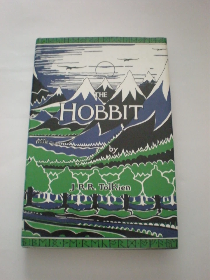 JRR Tolkien - The Hobbit, Hb, Unwin Hyman, 4th Edn 7th Imp, 1990 - Image 1 of 4