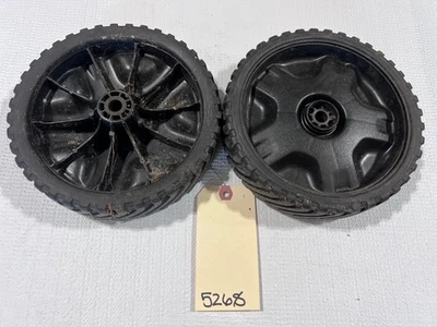 Genuine Part 634-04660 Wheel Assembly 8 x 2 Black Troy-Bilt (#5268) - Image 1 of 2