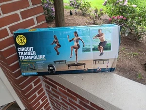 GOLDS GYM CIRCUIT TRAINER TRAMPOLINE NEW IN BOX EXERCISE WITH MONITOR - Picture 1 of 3