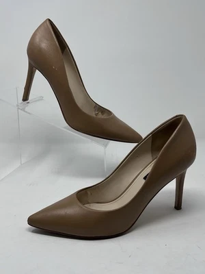 Nine West Women’s Leather Pointed Toe Pumps Heels Tan Brown Size 9M - Image 1 of 4