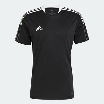 Men’s Adidas Tiro 21 Training Jersey Top - Black/White (GM7586) *Rare Classic* - Image 1 of 4