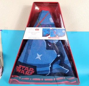 Hallmark Star Wars The Force is Strong Magic Christmas Tree Skirt 48" New - Picture 1 of 5