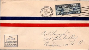 GOLDPATH: US AIRMAIL 1927 SACRAMENTO,CA.10C. CV815_P08 - Picture 1 of 2