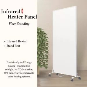 Far Infrared Panel Heater Free Standing Low Energy Heaters Home Indoor Office - Picture 1 of 3